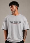 Premium Men’s Oversized Gym Graphic T-Shirt