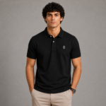Premium Classic Black Polo T-Shirt | Regular Fit | Soft & Comfortable Cotton Fabric
