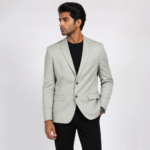Premium Light Grey Blazer | Classic Slim Fit Formal & Party Wear Blazer