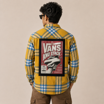 Premium Heavyweight Checked Oversized Overshirt Full Sleeve Streetwear Shirt