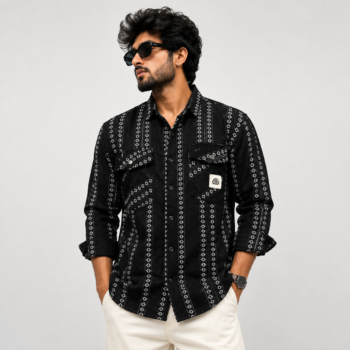 Premium Heavyweight Checked Oversized Overshirt | Full Sleeve Streetwear Shirt