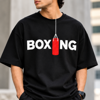 Product Description – Boxing Oversized T-Shirt